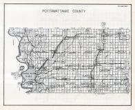 Pottawattamie County Map, Iowa State Atlas 1930c
